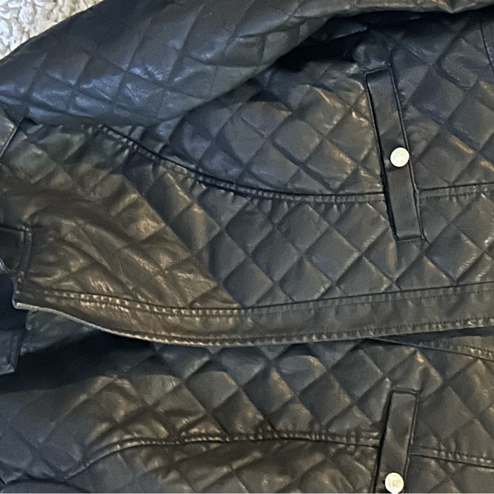 Baccini Black Quilted Puffer Jacket